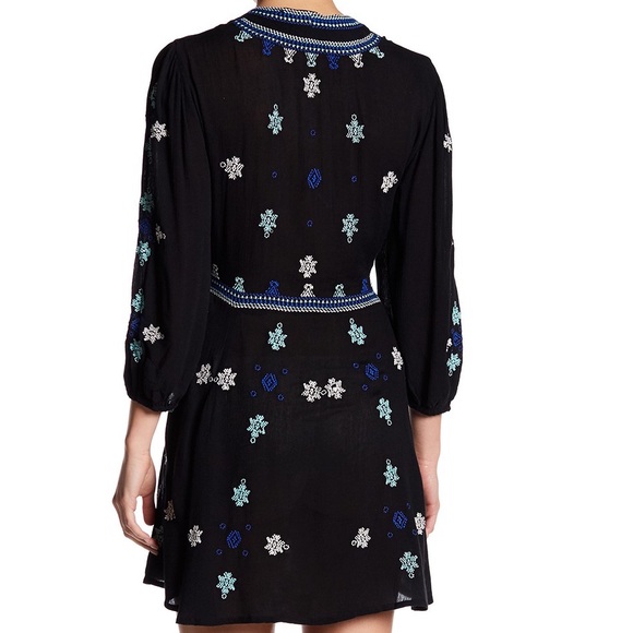 Free People Stargazer Dress-Black - Picture 3 of 9